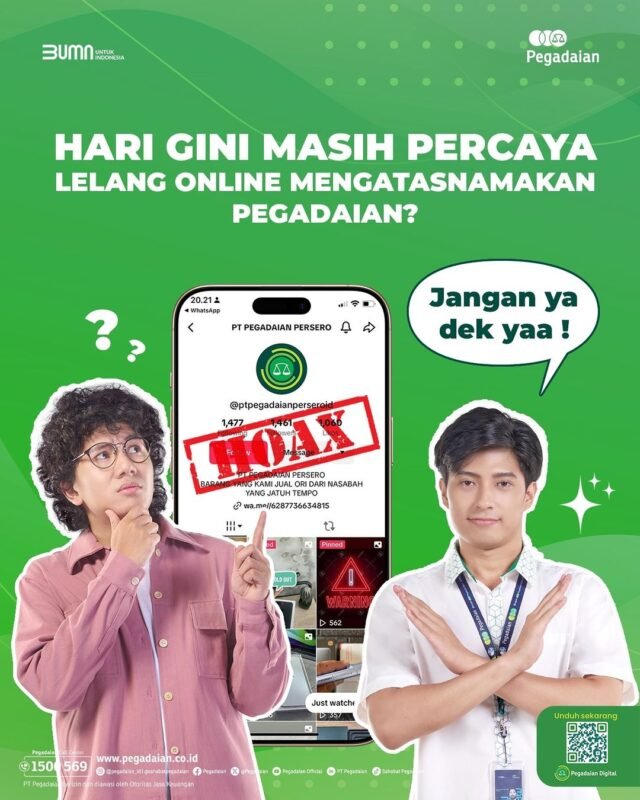 Kampanye PT Pengadaian. Foto: Instagram @pegadaian_id.