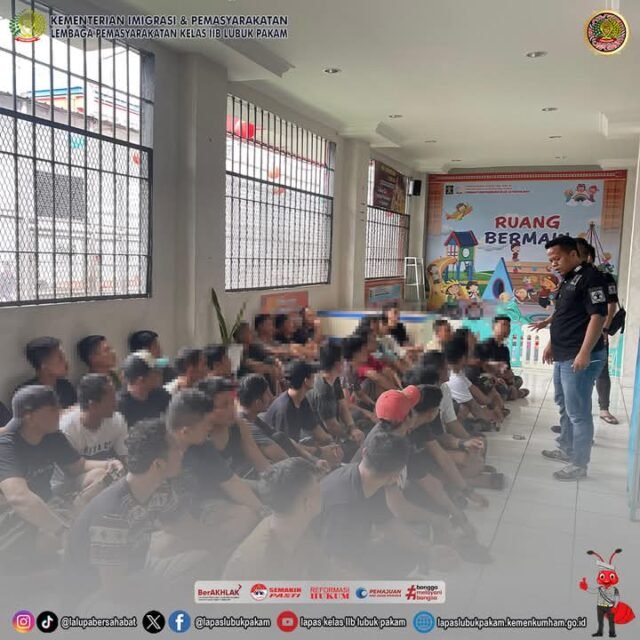 Proses Pemindahan/Mutasi WBP Lapas Lubuk Pakam. Foto: Dok. Lapas Lubuk Pakam.