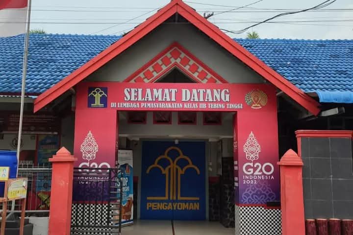 Lembaga Pemasyarakatan Tebing Tinggi. Foto: Istimewa.