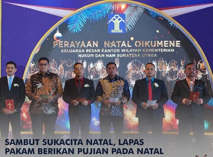 Natal Lapas Kelas IIB Lubuk Pakam. Dok. Humas Lubuk Pakam.