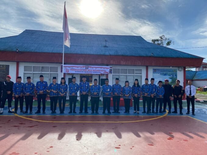 Rutan Sidikalang Saat gelar Upacara Bela Negara, Kamis, (19/12/2024) pagi. Foto: Dok Rutan Sidikalang.