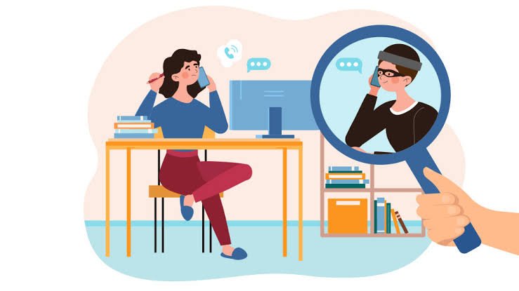 Ilustrasi Penipuan Online.