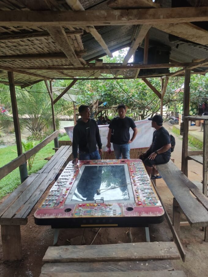 Salah Satu Mesin Tembak Ikan yang diduga judi di Wilayah Tanah Jawa diamankan Polres Simalungun. Foto: Istimewa.