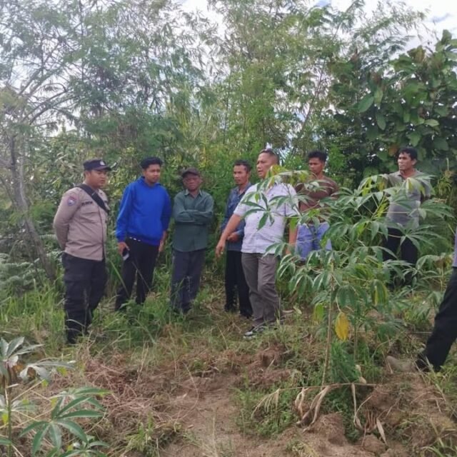 Penemuan Jejak Kaki diduga Harimau di Ladang Mikik Warga. Foto: Dok. Istimewa.