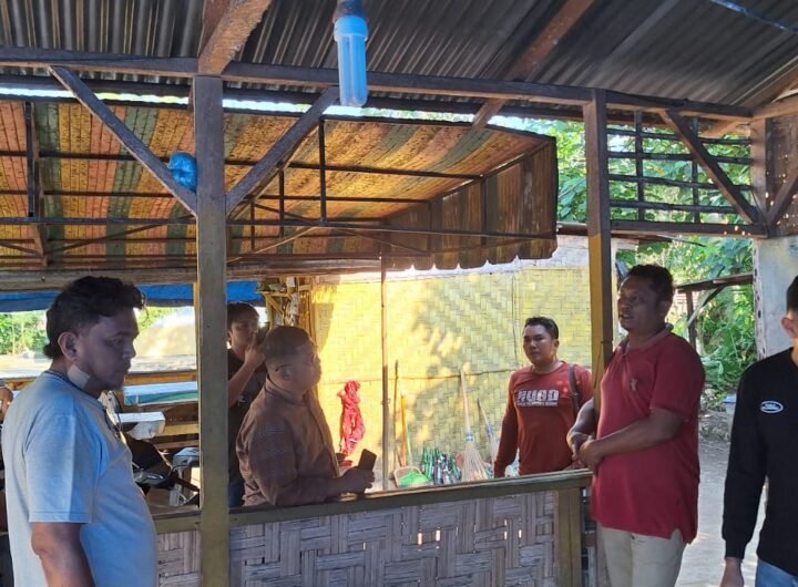 Tim Jatanras Polres Simalungun saat melakukan pengecekan lokasi diduga tempat judi ketangkasan. Foto: Istimewa.