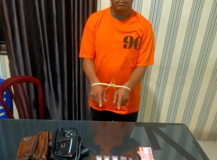 Tersangka dan Barang Bukti. Foto: Dok. Istimewa.