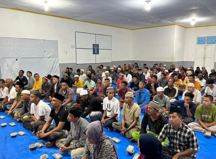 Buka Bersama Warga Binaan di Ruta Kelas IIB Sidikalang. Foto: Dok. Rutan Sidikalang, Sumut.