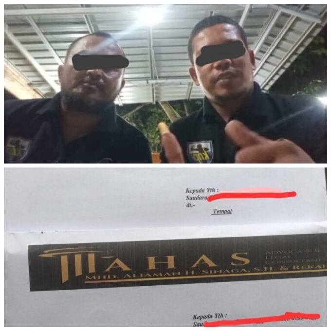 Bucu, Oggy dan Surat Somasi dari Kantor Hukum Mahas Law Office. Foto: Dok. Istimewa.