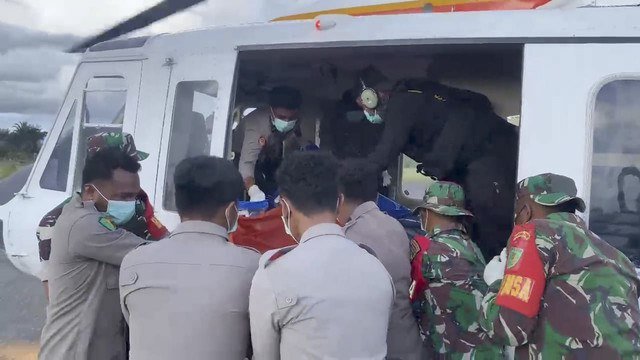 Evakuasi jenazah pendulang emas korban KKB di Papua ditemukan. Foto: Dok. Istimewa