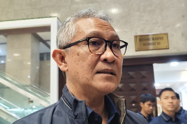 Direktur Jenderal Bea Cukai Kementerian Keuangan (Kemenkeu) Askolani di Kompleks Parlemen Senayan, Rabu (7/5/2025). Foto: Widya Islamiati/kumparan