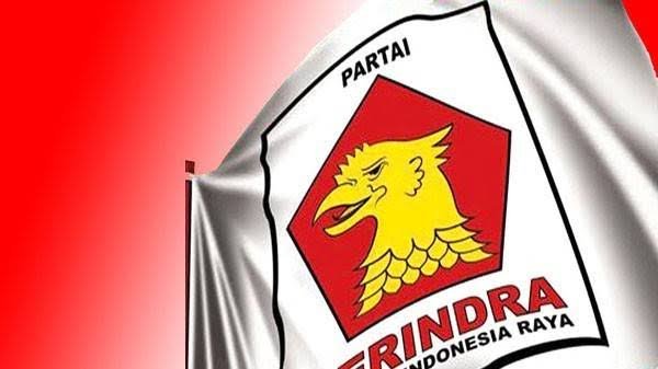 Bendera Partai Gerindra. Foto: Ist.