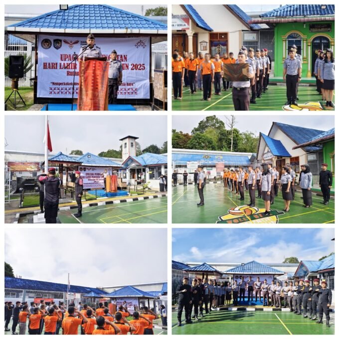 Rangkaian Upacara Bendera Peringatan Hari Lahir Pancasila di Rutan Tarutung. Foto: Humas Rutan Tarutung.