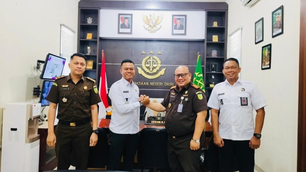 Rutan Kelas IIB Sidikalang dan Kejaksaan Negeri Dairi jalin Sinergitas. Foto: Dok. Rutan Kelas IIB Sidikalang.