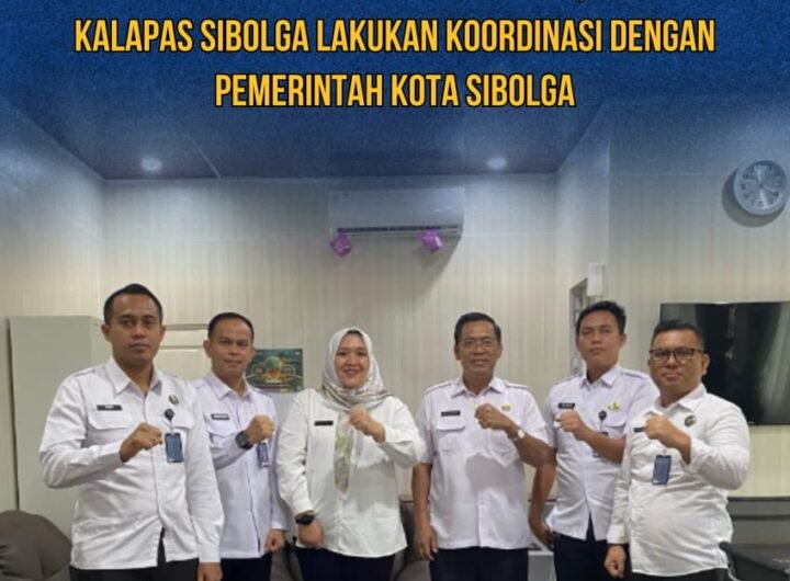 Kalapas Sibolga saat melakukan kordinasi dengan Pemko Sibolga. Foto: Dok. Lapas Kelas IIA Sibolga.
