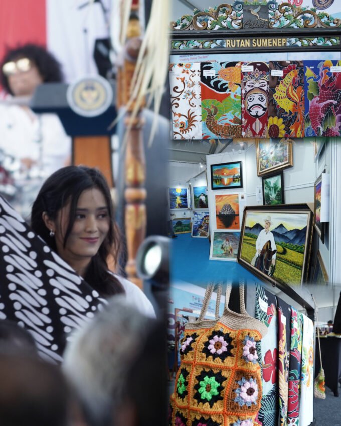 Tampilan Produk Batik dan Beberapa Lukisan Karya Warga Binaan. Foto: Sumber: Humas Rutan Tarutung.