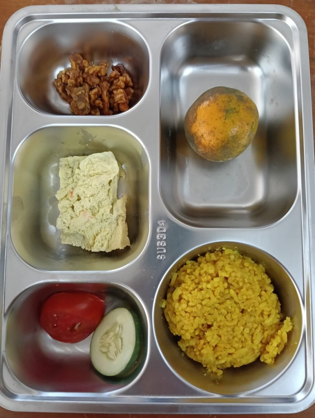 Menu Makan Bergizi Gratis di SMP N 5 di Kota Pematangsiantar, Sumatera Utara, Rabu (14/09/2025). Foto: Ist.