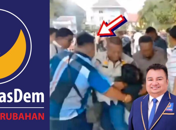 Partai Nasdem, Robin Manurung Anggota DPRD Pematangsiantar dan Frans Herbert Siahaan Ketua Nasdem Pematangsiantar. Foto:ist/net (Collage: Visiokreatif Pictures)