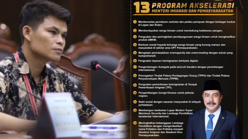 Hanter Oriko Siregar, SH., Advokat dan Konsultan Hukum di H OS LAW FIRM & Fatner/ 13 Program Akselerasi Menteri Imigrasi Pemasyarakatan (Menimigpas) Agus Andrianto. Foto: Istimewa. (Kolase, Visiokreatif Pictures)