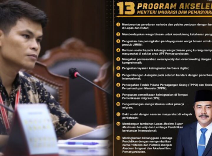 Hanter Oriko Siregar, SH., Advokat dan Konsultan Hukum di H OS LAW FIRM & Fatner/ 13 Program Akselerasi Menteri Imigrasi Pemasyarakatan (Menimigpas) Agus Andrianto. Foto: Istimewa. (Kolase, Visiokreatif Pictures)