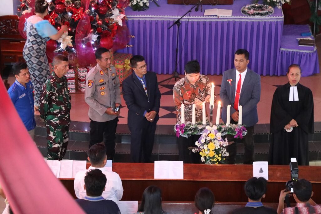 Moment Perayaan Natal KNPI Kota Pematangsiantar. Foto: Istimewa.