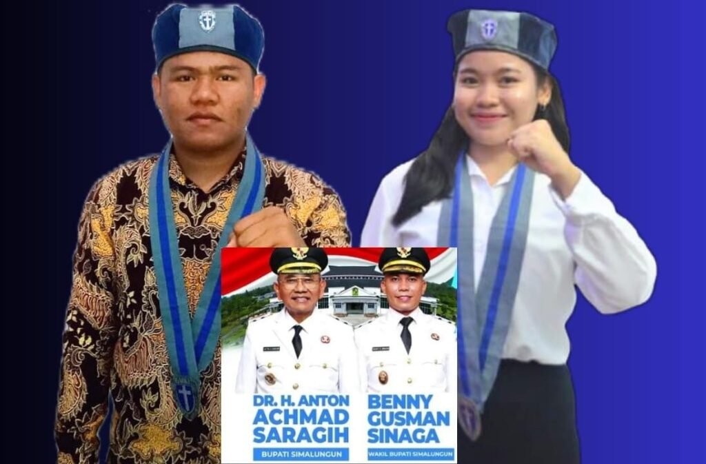 GMKI Pematangsiantar-Simalungun/Pasangan Bupati dan Wakil Bupati Simalungun. Sumber Foto: Kolase GMKI Pematangsiantar-Simalungun.