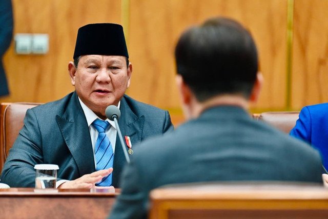 Presiden Prabowo Subianto melalukan pertemuan dengan Presiden Korea Selatan Lee Jae-myung di Istana Kepresidenan Blue House, Korea Selatan, Rabu (1/4/2026). Foto: Laily Rachev/Biro Pers Sekretariat Presiden