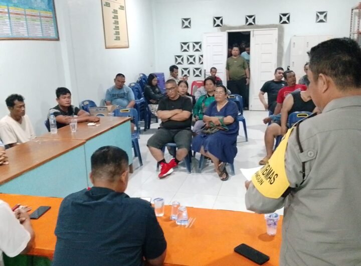 Mediasi Kasus Penganiayaan di Karang Bangun. Foto: Humas Polres Simalungun.