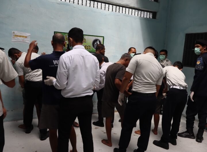 Razia Gabungan di Lapas Narkotika Pematangsiantar. Foto: Istimewa.