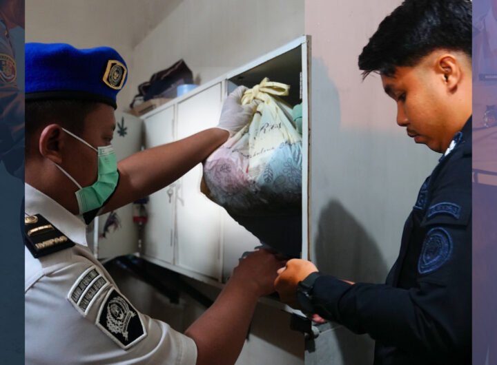 Razia Kamar Hunian Warga Binaan di Rutan Pangkalan Brandan. Foto: Instagram @Rutanpbranda.