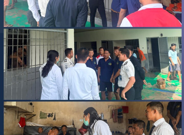 Kontrol Kesehatan dan Kebersihan Kamar Warga Binaan Rutan kelas IIB Pangkalan Brandan. Foto: Istimewa.