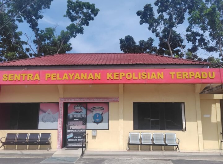 Pelayanan SPKT Polres Serdang Bedagai. Foto: Istimewa.