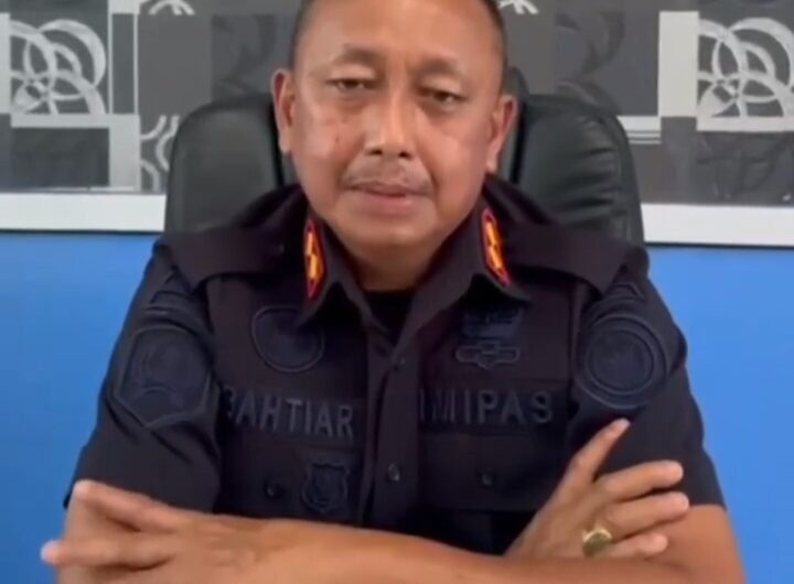 Tangkapan layar Video Klarifikasi Kalapas Penyabungan Bahtiar Sitepu. Foto: Redaksi.