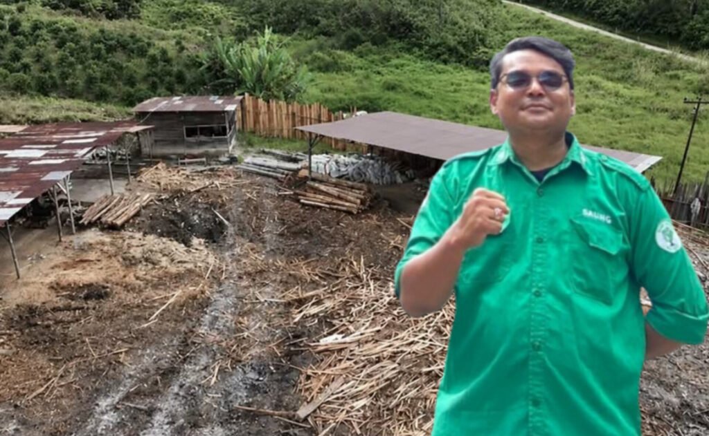 Tim Gakkum Kehutanan Berhasil Membongkar Modus Peninbunan Kayu Ilegal di Sawmil UD ALL di Kabupaten Humbang Hasundutan, Sumatera Utara / Direktur Eksekutif Sahabat Lingkungan (SALING) Andi Simanjuntak. Foto: Istimewa.