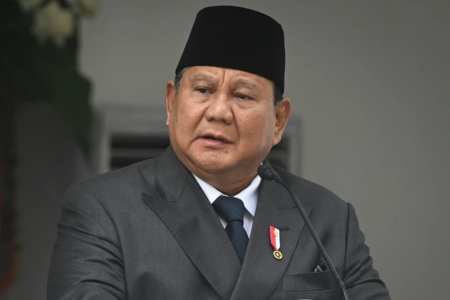Presiden Prabowo Subianto menyampaikan pidatonya saat upacara peringatan Hari Lahir Pancasila di Lapangan Gedung Pancasila, kompleks Kementerian Luar Negeri, Jakarta, Senin (1/6/2026). Foto: Bayu Pratama S/ANTARA FOTO