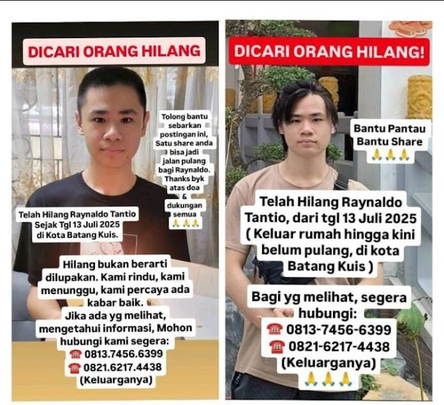 Raynaldo (20) warga Jalan Niaga Dusun X, Desa Batang Kuis Pekan, Kecamatan Batang kuis, Kabupaten Deli Serdang, Sumut. Foto: Istimewa.