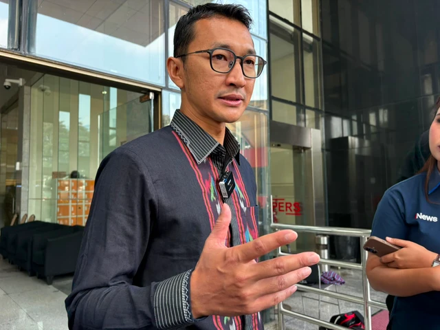 Juru Bicara KPK, Budi Prasetyo, saat memberikan keterangan di Gedung Merah Putih KPK, Jakarta, Jumat (3/7/2026). Foto: Jeni Ritanti/kumparan