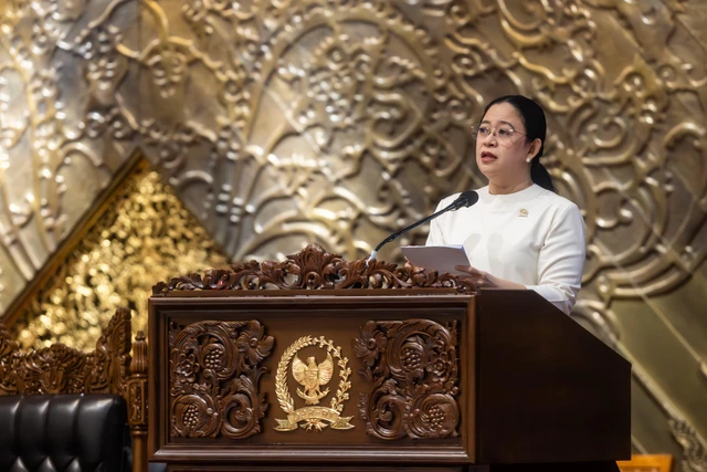 Ketua DPR RI Puan Maharani membuka Masa Persidangan V Tahun Sidang 2025-2026 DPR RI. Foto: Dok. DPR RI
