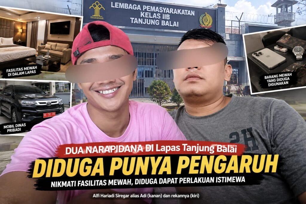 Kedua Napi yang sedang di sorot di Lapas Tanjung Balai.