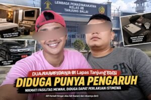 Kedua Napi yang sedang di sorot di Lapas Tanjung Balai.