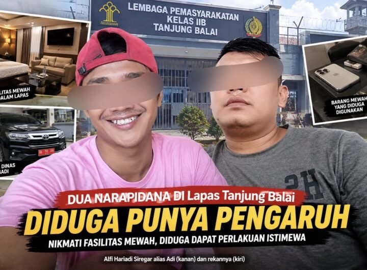 Kedua Napi yang sedang di sorot di Lapas Tanjung Balai.