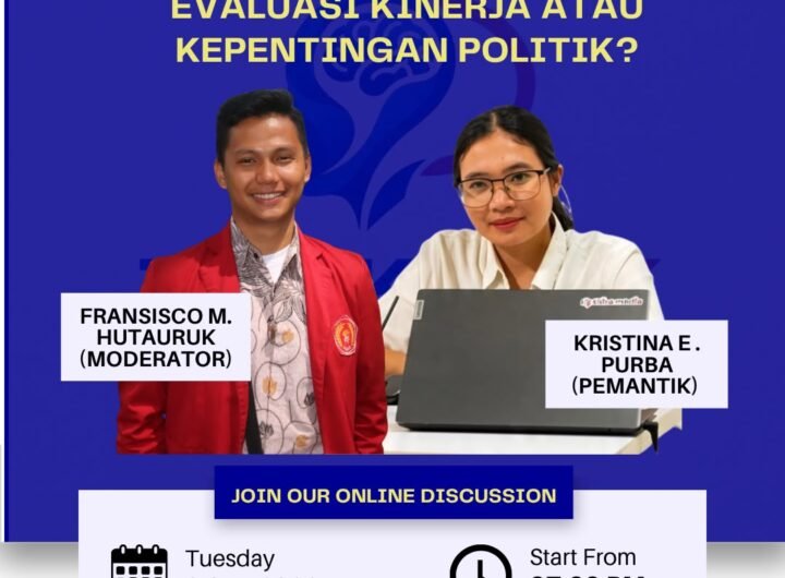Banner Think and Talk. Foto: Sumber Fransisco/PMKRI Pematangsiantar.